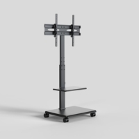 Soporte de TV Giratorio de Alta Resistencia con Diseño Patentado AUKI, para TV LED/LCD de 32-80 Pulgadas, Altura Ajustable, Inclinación, VESA 600x400, CE