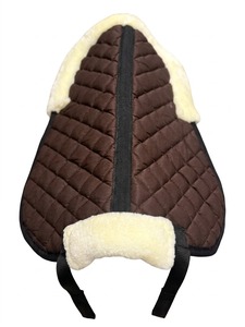 Almohadilla Premium Acolchada para Silla de Montar de Caballo con Borde de Felpa Sintética, Amortiguadora de Impactos, Antideslizante, Correctora Ecuestre para Montar - Product Image 4