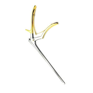 Rongeur Kerrison en acier chirurgical de 140 mm (5,12 po) de largeur, demi-orné, à coupe ascendante, manuel, certifié CE, par Grip Surgical - Product Image 5