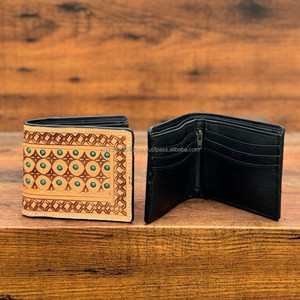 ออกแบบใหม่ยอดนิยมหนังมือ Toled กระเป๋าสตางค์ผู้ชายยาวซิปขายร้อนแฟชั่นสีน้ําตาลสไตล์ผู้ถือเงินสดของขวัญสําหรับเขา - Product Image 5