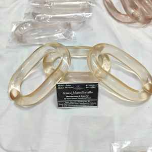 Eslabones de Cadena de Resina Transparentes de Gran Tamaño y Coloridos para Decoración de Paredes, Proyectos de Bricolaje, Separadores de Habitaciones y Accesorios para Cortinas - Product Image 2
