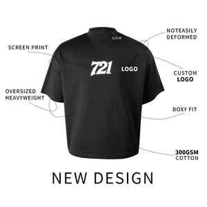 Camiseta de Manga Corta con Cuello Redondo, 100% Algodón, Casual, para Hombre, con Estampado Personalizado de Verano 2026, Impresión Serigráfica, Ecológica, OEM - Product Image 6