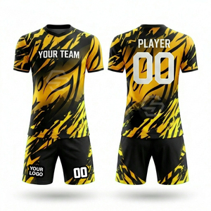 Tenues de football de haute qualité à séchage rapide par sublimation, maillots de football personnalisés respirants pour hommes et jeunes, ensembles d'entraînement de football - Product Image 2