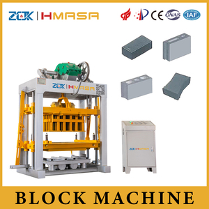 Máquina Semiautomática para Fabricar Bloques de Hormigón ZCJK - para Pequeñas Empresas y Construcción en Sitio QTJ4-40 - Product Image 6