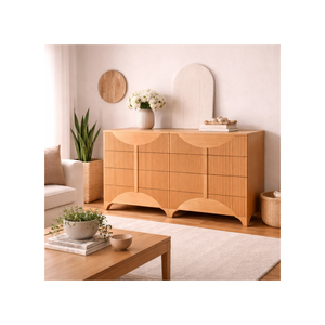 Precio al por mayor: Cómoda de la colección HAVASU con cajones, muebles de dormitorio de madera, fabricación sostenible en fábrica de Vietnam - Product Image 1