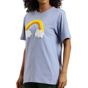 Classic Fit Women T-Shirt with OEM Service Women T-Shirt With Soft Cotton Fabric For Everyday Comfort And Breathability - Product Image 1