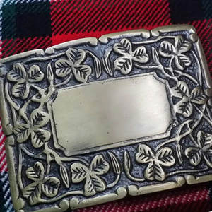 Hebilla de cinturón de kilt de diseño de cardo de las Tierras Altas escocesas de lujo, acabado antiguo, personalizada/hebillas de cinturón de kilt 2026 - Product Image 6