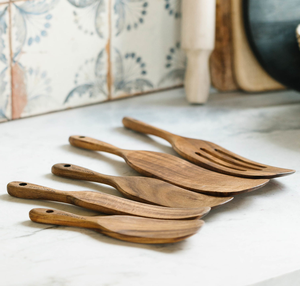 Cuchara de Madera Moderna, Cucharas de Madera Más Vendidas, Utensilios de Cocina, Juego de Cucharas para Servir y Voltear a Bajo Precio - Product Image 4