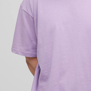 T-shirt unisexe en jersey 100 % coton respirant et écologique, coupe extrême oversize, 220 GSM, style streetwear hip-hop, vente en gros OEM - Product Image 3