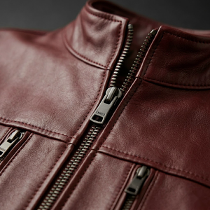 Men's Slim Fit Custom <b>Leather</b> Jacket – <b>High</b> Grade Breathable | Stylish <b>Top</b> Demanded Fashion Clothing Manufacturer - Product Image 4