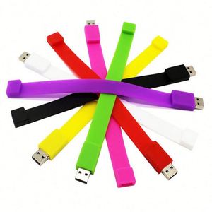 Custom <b>USB</b> <b>Flash</b> <b>Drive</b> 16GB 32GB 64GB Promotional Gift Wristbands with Logo Wrist Band Silicone Bracelet with <b>USB</b> <b>Flash</b> <b>Drive</b> - Product Image 1