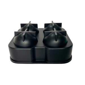 Molde de silicona personalizado para cubitos de hielo en forma de bola con 4 cavidades - Product Image 3