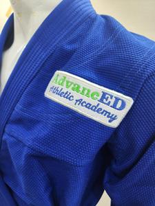 Custom <b>Blue</b> Brazilian Jiu Jitsu Gi Suit Heavyweight BJJ Kimono Uniform for Men Martial Arts Training - Product Image 4