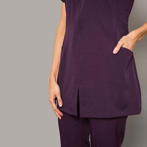Tunique de salon personnalisée avec logo, vêtements de beauté, de coiffure, de massage, de spa, de santé, uniforme pour esthéticiennes, meilleure qualité en coton et élasthanne - Product Image 6