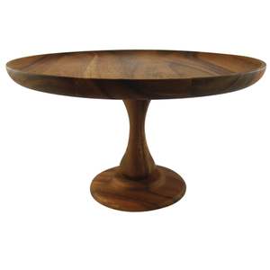 Support à gâteau en bois naturel, présentoir à desserts pour café, boulangerie, mariage, table et cuisine à domicile - Product Image 1