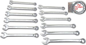 12 Pcs/Set 12-edges Universal Extractor Metric DIY OEM Double End Combination <b>Wrench</b> - Product Image 2