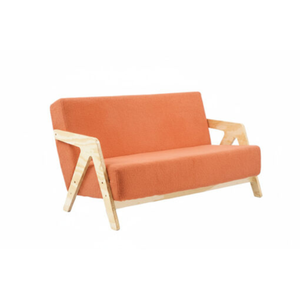 Wood <b>Sofa</b> Set with Premium Fabric Cushions Modern Eco-Friendly Waterproof Outdoor <b>Sofa</b> 1 Year Warranty - Product Image 2