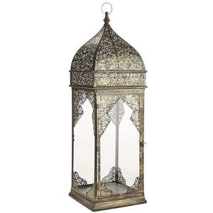 Nouveauté, nouveau style, lanterne dorée, décoration de Noël pour la maison et le jardin, porte-bougies et lanternes, taille et forme personnalisées - Product Image 3