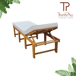 Modern Scandinavian Solid Wood <b>Dining</b> Chair Eco-Friendly Durable Cotton <b>Cushion</b> Upholstered Armrest Apartment Outdoor Use - Product Image 3