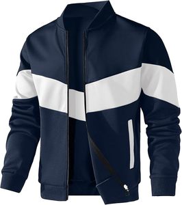 Unisex Casual Spring Satin Windbreaker 100% Cotton <b>Waterproof</b> Breathable <b>Thin</b> Athletic Varsity <b>Jacket</b> Front Logo Customizable - Product Image 5