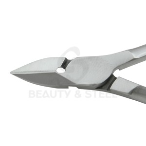 Cortador de cutículas de acero inoxidable duradero, herramienta de belleza profesional con doble resorte para el cuidado preciso de la eliminación de piel muerta - Product Image 6