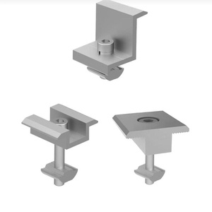 Kit de fixation intermédiaire pour panneau solaire de haute qualité 40 mm en aluminium – Accessoires de montage solaire pour système d'énergie solaire (vente en gros) - Product Image 5