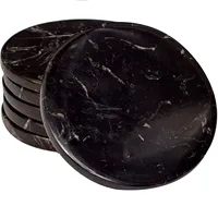Sous-verre rond classique en marbre, fait main, décoratif, protection de table, tapis de protection, design personnalisé, accessoire de table à manger pour la maison
