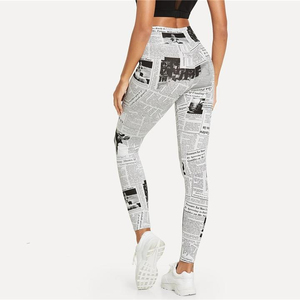 Leggings pour femmes à taille mi-haute, longueur intégrale, unis, respirants, sans coutures, extensibles, tricotés, décontractés, sportifs, toutes saisons - Product Image 3