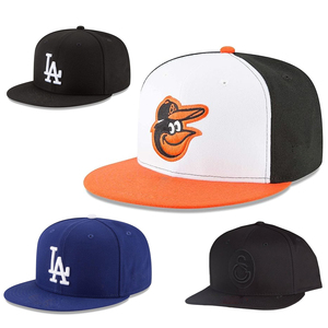 New Unisex Customizable Baseball Cap Snapback <b>Hat</b> Embroidery <b>Flat</b> Brim Adjustable Breathable Waterproof 6-Panel Performance Cap - Product Image 4