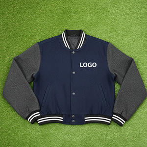 Chaqueta Universitaria Varsity de Invierno Personalizada OEM para Mujer, Estilo Universitario con Parches de Logotipo en Chenilla - Product Image 2