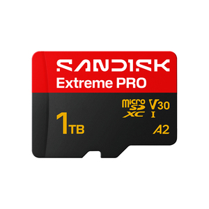 <b>1TB</b> <b>Extreme</b> Pro memory card, UHS-1, 100 MB/s , V30, U3, C10, A1 - SDSQXCJ-1T00-GS6MA - Product Image 1
