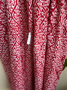 Vestido maxi bohemio de algodón con estampado floral indio, bordado a mano, estilo casual, largo, a precio de fábrica. - Product Image 4