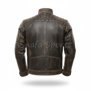 Nouvelle arrivée : veste bomber en cuir pour homme, haute qualité, produit très vendu, en vente au prix de gros - Product Image 2