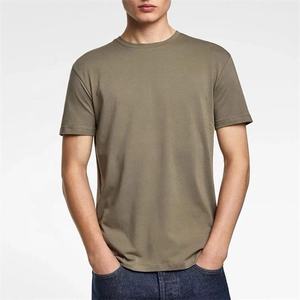 Camiseta de Jersey de algodón para hombre logotipo personalizado bordado impreso tela suave 160 GSM camiseta Unisex de calidad superior - Product Image 6