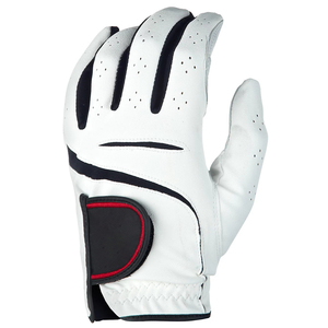 Guantes de Golf con Logotipo Personalizado, Empaque, Palma de Cuero Cabretta, Antideslizantes, Suaves, para Hombre, Color Blanco OEM, Cierre de Velcro, Talla - Product Image 1