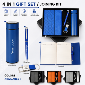Set de Regalo 3 en 1 con Logotipo Personalizado, Kit de Empresarial, Bolígrafo Metálico con Impresión UV/Láser, Cuaderno y Botella de Agua, Regalo Promocional Corporativo - Product Image 4