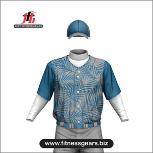 ชุดเบสบอลผู้ชายคุณภาพสูง JUST FITNESS GEARS OEM พร้อมเอวยางยืด ปรับแต่งได้ตามต้องการ ระบายอากาศได้ดี - Product Image 4