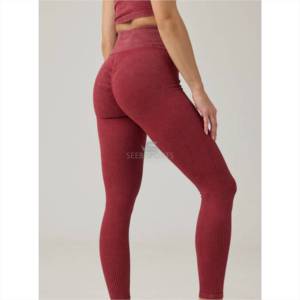 Leggings Deportivos para Mujer, Sin Costuras, Cintura Alta, Efecto Push-Up, para Yoga, Fitness y Gimnasio - Product Image 5