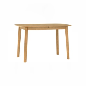 Versatile Expanding 4 to 6 Seaters <b>Dining</b> <b>Table</b> for Small Spaces Natural Wood Grain Finish Flat-Pack Design for Retailers - Product Image 3
