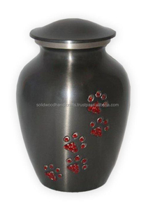 Urnas conmemorativas para mascotas de cremación de latón de alta calidad Urnas de recuerdo para mascotas funerarias Urnas de entierro con alta calidad a bajo precio - Product Image 1