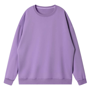 เสื้อสเวตเชิ้ตคอกลมทรงโอเวอร์ไซส์ ยูนิเซ็กซ์ สีพื้น ผ้าถัก ทรงปกติ สวมใส่สบายๆ สำหรับฤดูใบไม้ร่วง ผลิตจากผ้าฝ้าย 100% แขนยาว - Product Image 6