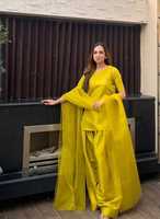 Nouvelles arrivées : robes traditionnelles pakistanaises Farshi Shalwar Qameez, best-sellers, entièrement cousues, robes de fête, robes décontractées pour femmes