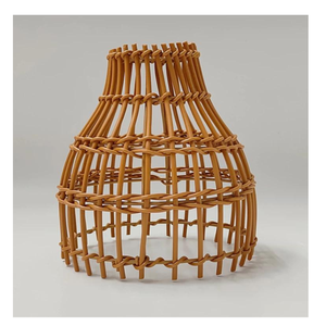 Vietnam Natural Bamboo Lamp Handmade <b>Table</b> Light for <b>Bedside</b> Home Interior Café and Resort Decoration - Product Image 4