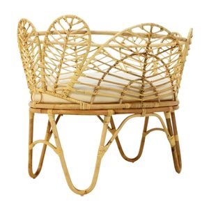 High Quality Daisy Rattan Baby Bassinet Wholesale Factory Price Hot Sale Cheap Newborn <b>Bed</b> Children Furniture Nursery Room - Product Image 2