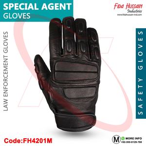 Venta al por mayor de guantes de agente especial de alta calidad Guantes tácticos de rappel Guantes de cuero de seguridad de Pakistán - Product Image 4
