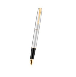 Pluma Estilográfica Parker Frontier de Acero Inoxidable con Detalles en Oro, Regalo Corporativo para Uso Profesional, Modelo P39, Hecho en Delhi - Product Image 2