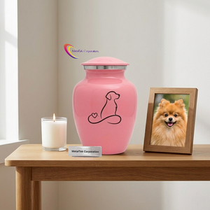 Hot Sale <b>Pet</b> Urns Customized Colours Personalized Design Cremation Urn <b>For</b> <b>Pet</b> Dog Animal Ashes High Quality Metal Funeral Jars - Product Image 2