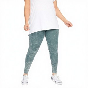 Women's High-Waisted Leggings Pockets Cotton Bamboo Fabric Anti-Bacterial Breathable <b>Tummy</b> <b>Control</b> Summer Casual Yoga Leggings - Product Image 1