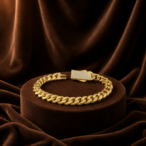 Luxury Cuban Link <b>Bracelet</b> for <b>Men</b> Iced Moissanite Hip Hop Jewelry Silver & Gold Plated Custom Claw Setting <b>Chain</b> - Product Image 1