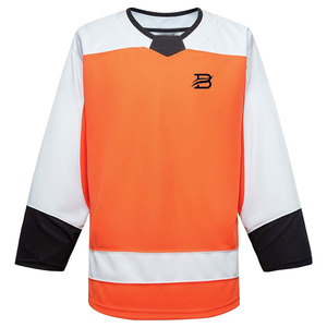 Maillot de hockey sur glace de qualité professionnelle, conçu pour un jeu énergique, avec une coupe flexible et une qualité durable. - Product Image 1